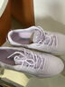 斯凱奇（Skechers）女鞋秋季透氣增高休閑鞋緩震軟底運動(dòng)鞋女時(shí)尚板鞋跑步鞋117224 薰衣草色/LAV 37.5 曬單實(shí)拍圖