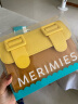 MERIMIES麦瑞迷官方 泰国剑桥包M号拼色 单肩邮差包斜挎包女包包 黄色拼色M 实拍图