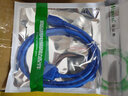 沃金泰（wojintai） USB2.0/3.0公對(duì)母延長(zhǎng)線帶耳朵帶螺絲孔可固定USB帶耳朵機(jī)箱固定 藍(lán)色 1m 曬單實(shí)拍圖