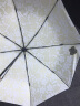 天堂伞雨伞遮阳伞太阳伞防晒防紫外线折叠伞晴雨伞两用胶囊便携迷你伞 （曼陀花）三折蓝色 实拍图