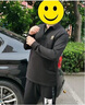 胖大潮特大碼男裝長(cháng)袖t恤胖子翻領(lǐng)polo男士秋冬季加絨寬松肥佬體恤200斤 《8874春秋款》黑色 5XL （胸圍128） 適合200-220斤 曬單實(shí)拍圖