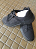 沙馳（SATCHI）男鞋新款商務(wù)休閑鞋男士板鞋時(shí)尚印花透氣舒適懶人鞋子男 黑色 41 (255mm) 皮鞋碼 曬單實(shí)拍圖