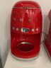 SMEG斯麦格 意大利复古意式咖啡机小型家用半自动小巧 带蒸汽奶泡机 ECF01多色可选 魅惑红 实拍图