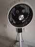 卡帝亞空氣循環(huán)扇家用電風(fēng)扇落地臥室客廳渦輪換氣扇搖頭輕音低噪節能立式電扇 白色遙控款 曬單實(shí)拍圖