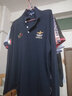 袋鼠長袖T恤男士純棉Po lo衫秋冬商務休閑體恤衫 YY5618藍色 185/3XL(建議170-185斤) 曬單實拍圖