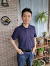 啄木鳥高級感長袖t恤男秋季襯衫領(lǐng)加絨打底衫休閑Polo衫衣服時尚秋衣 灰綠-薄款 XL 【建議126-140斤】 曬單實拍圖