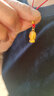 Lossot吉祥如意足金開(kāi)心佛黃金吊墜項(xiàng)鏈女金鑲玉和田玉佛墜生日禮物 曬單實(shí)拍圖