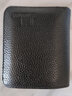 佐爾丹妮 男士錢(qián)包新款頭層牛皮短款豎款多功能超薄迷你小錢(qián)夾卡包 A605黑色 曬單實(shí)拍圖