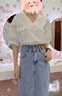 雅黛絲薇新款連衣裙女裝2025夏季時(shí)尚小個(gè)子炸街氣質(zhì)顯瘦牛仔裙子套裝夏天 白色上衣+牛仔裙 S 曬單實(shí)拍圖