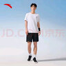 安踏（ANTA）速干丨運(yùn)動(dòng)套裝男夏季吸濕涼感冰膚透氣跑步足球訓(xùn)練衣服兩件套 純凈白-1 XL/男180 曬單實(shí)拍圖