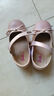 芭比童鞋春秋兒童皮鞋可愛(ài)撞色女童公主風(fēng)小皮鞋時(shí)裝鞋DA6039粉色31碼 曬單實(shí)拍圖