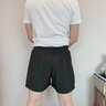捷虎游泳褲男防尷尬雙層平角沙灘溫泉褲速干男士泳衣游泳裝備 藍(lán)色火焰【雙層無(wú)拉鏈】 XL (建議體重110斤-130斤) 曬單實(shí)拍圖
