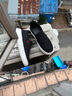 柯盾（KEDUN）男士帆布鞋新款透氣厚底增高休閑鞋百搭輕質(zhì)軟底一腳蹬低幫板鞋子 黑色 41 曬單實(shí)拍圖