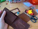小眾設計diy手工錢(qián)包 男錢(qián)包材料包  頭層牛皮真皮刻字短款錢(qián)包 簡(jiǎn)約薄款錢(qián)包 復古色材料包 曬單實(shí)拍圖