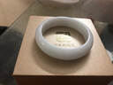 印象眸A貨翡翠玉手鐲女款玉鐲子多口徑可選 飄小花55-56mm 曬單實(shí)拍圖