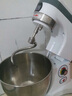 樂創(chuàng)（lecon）7升鮮奶機(jī)商用和面機(jī)攪拌機(jī)家用廚師機(jī)7L打蛋器奶油機(jī)奶蓋機(jī)大容量打蛋機(jī) 8升(白色)500W旋鈕款-觸屏鋼齒輪 曬單實拍圖