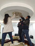 愛邦仕 歐式客廳燈圓形水晶燈led吸頂燈奢華大氣復(fù)式樓別墅臥室餐廳燈具 65CM+三色光+遙控 三色光 曬單實(shí)拍圖
