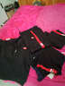 可晴爾 運動(dòng)套裝男士夏季短袖情侶運動(dòng)服女休閑衛衣夏天跑步服男運動(dòng)裝 黑色17 女士XL/110-120斤 曬單實(shí)拍圖