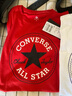 匡威（Converse）兒童裝男童短袖t恤夏季新款純棉打底衫休閑小女孩半袖大童T恤衫 學(xué)院紅(圓標經(jīng)典) 150 /72 【建議身高140-152cm】 曬單實(shí)拍圖