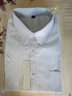 【138兩件】帝創(chuàng  )者襯衫男2022夏季新款襯衫男士短袖商務(wù)休閑修身純色商務(wù)休閑襯衣男工裝 DX037白色 43/4XL 曬單實(shí)拍圖