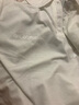啄木鳥(niǎo)棉t恤女POLO衫中年媽嗎裝寬松2024夏季百搭純色印花短袖女 白色 XL 建議120-130斤 曬單實(shí)拍圖