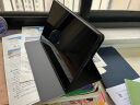 毕亚兹 适用2022款联想小新Pad 10.6英寸平板电脑保护壳 全包防摔皮套智能休眠商务鹿图保护套PB343-灰色 实拍图