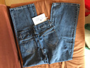 安卡丹闊腿牛仔褲女寬松春夏新韓版高個(gè)子女生高腰垂感顯瘦拖地褲子9116 懷舊藍正常褲 27碼 曬單實(shí)拍圖