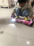 吉祥号儿童平衡车电动智能双轮平行车成人滑板车3-6-12岁男女孩学生两轮 旗舰迷粉(蓝牙+发光轮+跑灯) 实拍图