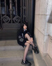POUM潮牌外套男春秋季情侶裝寬松休閑美式復古夾克痞帥棒球服潮流上衣 CNPW-W41黑色 XL 曬單實拍圖