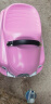 Milooky儿童行李箱可骑可坐拉杆箱宝宝20英寸幼儿园小学生旅行箱男女孩子 粉红色-高配版 20英寸 实拍图