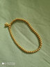 明牌珠寶古法黃金蓮蓬手鏈 嘉荷·晚荷 足金圓珠手串禮物女AFK0179工費650 足金 約7.57克 曬單實(shí)拍圖