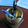 王朝記憶文創(chuàng)黃銅福字銅缸筆筒高顏值藝術(shù)筆筒辦公桌高檔書房辦公室裝飾品筆筒高級感收納盒 福字筆筒（大號） 曬單實拍圖