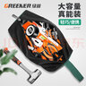 綠林（GREENER）工具包結(jié)實耐用加厚牛津布電工包木工收納專用便攜手提包多功能包 【大號單層】便攜型工具包 曬單實拍圖