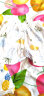 小素材儿童短袖竹纤维睡衣套装婴儿幼儿内衣空调服宝宝夏季薄款男童女夏 夏日水果套头蓝 120（5-7岁） 实拍图
