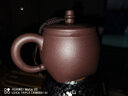 吟香茗宜興紫砂壺名家王德明純全手工茶具家用泡茶壺原礦老紫泥天圓地方 老紫泥款 曬單實(shí)拍圖