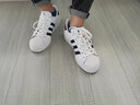 阿迪達(dá)斯 （adidas）運(yùn)動(dòng)鞋男鞋春季三葉草板鞋貝殼頭金標(biāo)女鞋小白鞋經(jīng)典輕便休閑板鞋 EG4958/白色金標(biāo) 42 曬單實(shí)拍圖