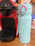 膳魔師（THERMOS） 進(jìn)口保溫杯男女士水杯超輕防漏304不銹鋼辦公家用車(chē)載水杯JNL 403B-MG 米菲藍400ml 曬單實(shí)拍圖