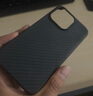 cancelcance1 磁吸芳綸凱夫拉手機殼適用蘋(píng)果iPhone13/Pro/Max碳纖維保護套半包輕薄防指紋 13pro半包橡膠圈啞黑 兼容Magsafe 曬單實(shí)拍圖