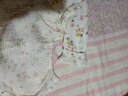 人之初新生嬰兒衣服紗布夏季連體衣女寶寶空調服斜開(kāi)睡衣薄款哈衣 曬單實(shí)拍圖