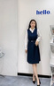 燕潯連衣裙2025春季新款時(shí)尚女裝氣質(zhì)韓版襯衫裙中長(zhǎng)款長(zhǎng)袖A字裙子女 圖片色(套裝) L （建議105-120斤） 曬單實(shí)拍圖