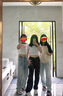 KAHTOP2025春秋新款辣妹復(fù)古迷彩牛仔褲女高腰寬松闊腿工裝長(zhǎng)褲子YLM 迷彩色 S 曬單實(shí)拍圖