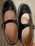 卡帝乐鳄鱼 CARTELO 玛丽珍鞋洛丽塔学生小皮鞋女 KDLYJ-WF162 黑镜面 38  实拍图