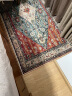 欧纶斯美式复古客厅地毯茶几毯 轻奢简约家用衣帽间地毯 卧室地毯床边毯 红色罗马 80cm×160cm【超值床边毯】 实拍图