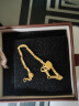 周生生黄金足金侧身水波纹手链 09240B 计价 17厘米 3.2克 实拍图