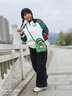 Mad Cortes 原創(chuàng)設(shè)計感印花棒球服女韓版寬松小個子短外套秋冬休閑夾克 米白色 XL （122-133斤） 曬單實拍圖