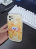 蘋果6plus/6splus手機殼可愛黃色奶酪卡通防摔硅膠軟6plus女肥皂殼全包氣墊保護套 海綿寶寶-肥皂殼+支架+手鏈 蘋果6splus 曬單實拍圖