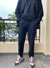 KELME /卡爾美 訓練長褲男秋季新款速干束腳運動褲彈力男九分褲子 黑色 XL【180/84A】 曬單實拍圖