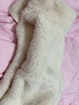 冰洁（BINGJIE）女士夹克秋季新款纯色珊瑚绒潮流休闲立领短外套 白色 S 实拍图