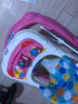 哈比克婴儿学步车宝宝手推车多功能防侧翻7-18个月婴幼儿童男女助步车 可爱粉+短推把+音乐盒 实拍图