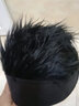 錫曼塵帽子男 光頭個(gè)性假發(fā)帽子男女春秋棒球帽棒球帽男韓版潮百搭休閑潮防曬帽地主帽 無(wú)帽檐黑帽黑發(fā) 可調節 曬單實(shí)拍圖